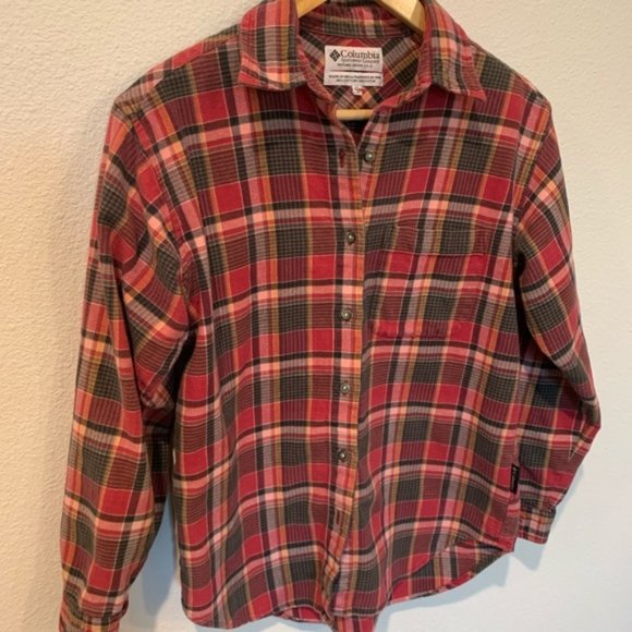 Columbia Tops - Vintage Columbia Plaid Button Up